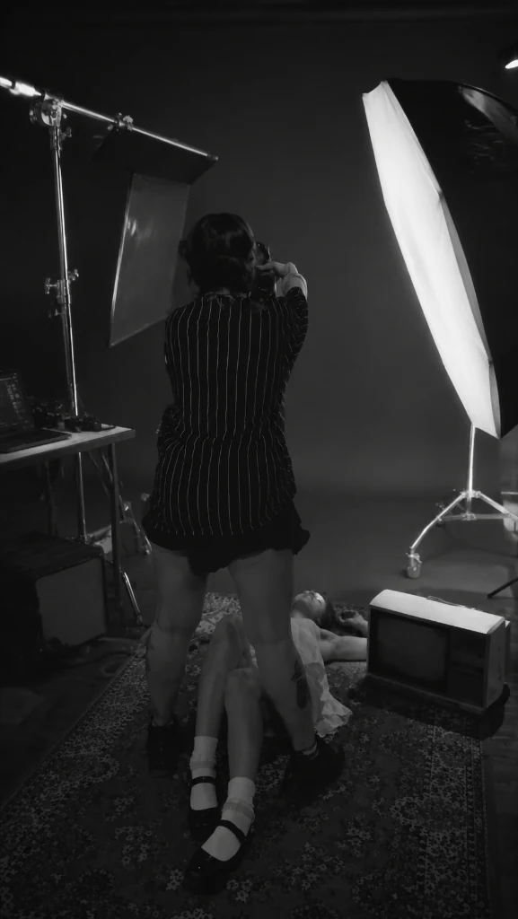Creative direction on set
